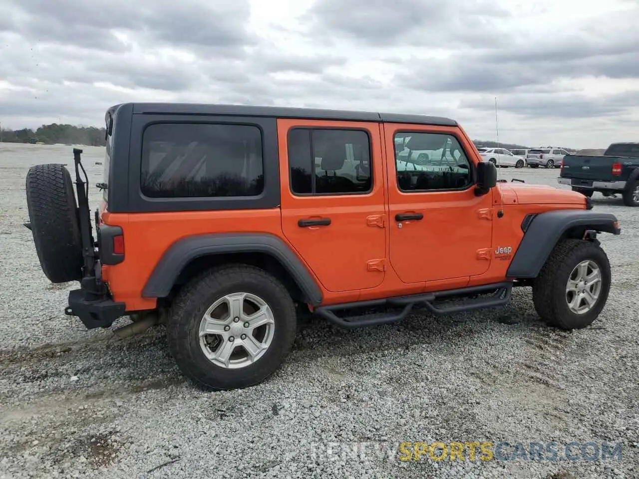 3 fotografías del automóvil dañado 1C4HJXDG0LW216819 JEEP WRANGLER 2020