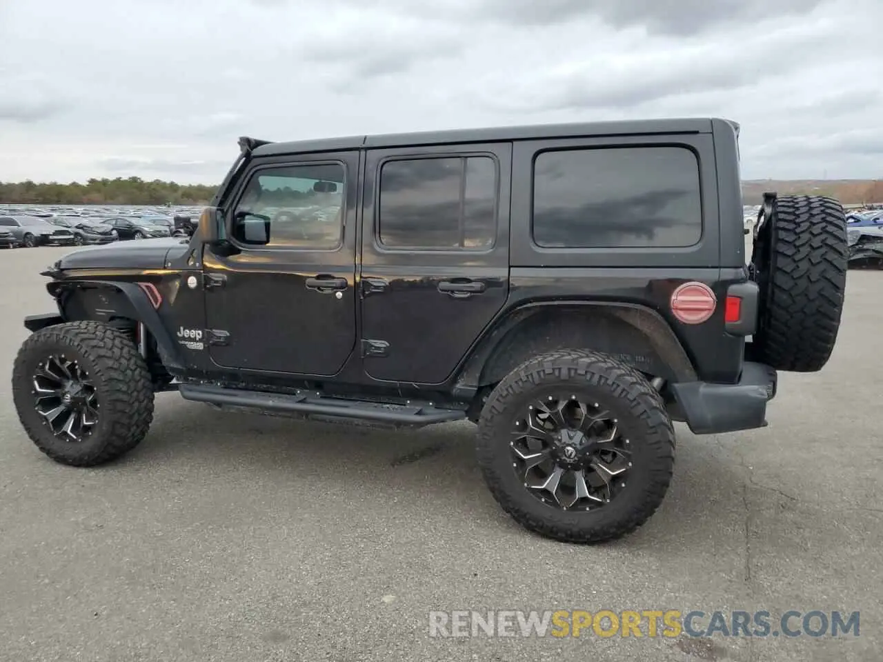 2 fotografías del automóvil dañado 1C4HJXDG0LW298275 JEEP WRANGLER 2020