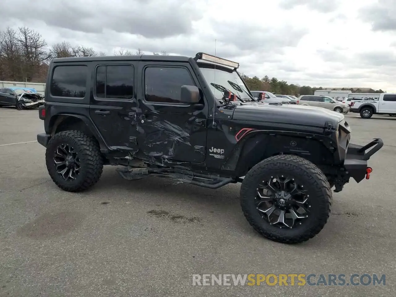4 fotografías del automóvil dañado 1C4HJXDG0LW298275 JEEP WRANGLER 2020