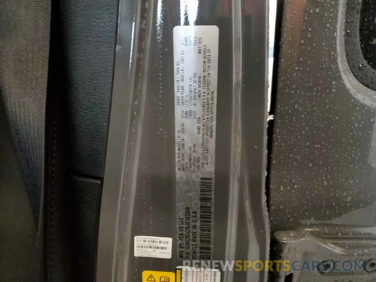14 fotografías del automóvil dañado 1C4HJXDG0LW343859 JEEP WRANGLER 2020