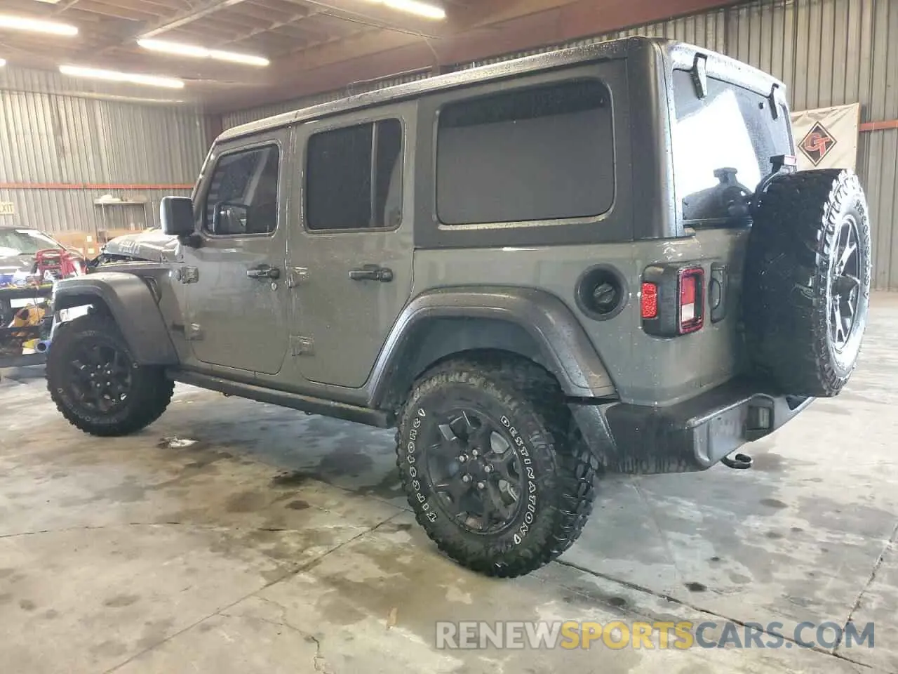 2 fotografías del automóvil dañado 1C4HJXDG0LW343859 JEEP WRANGLER 2020