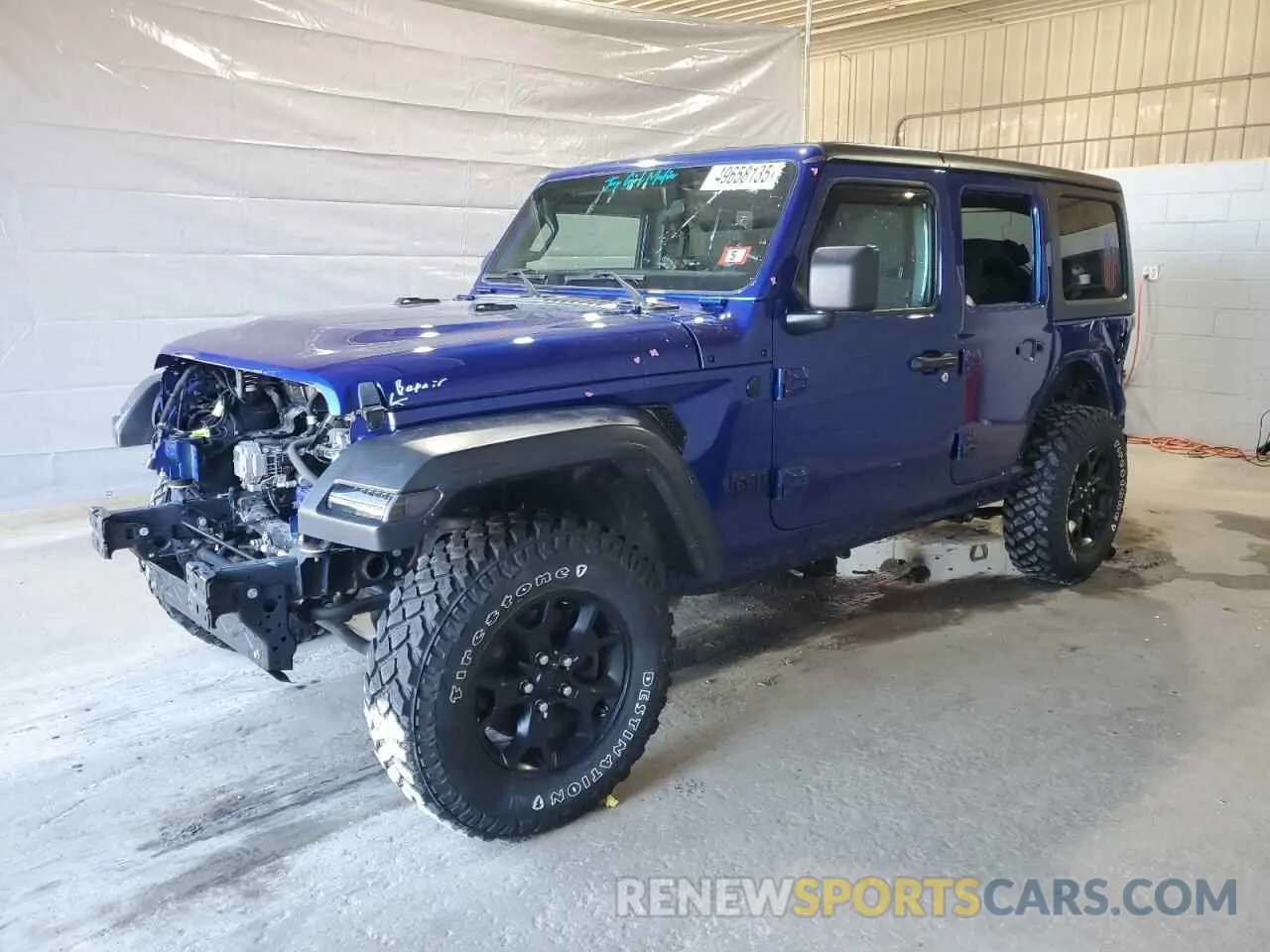 1 fotografías del automóvil dañado 1C4HJXDG1LW267312 JEEP WRANGLER 2020