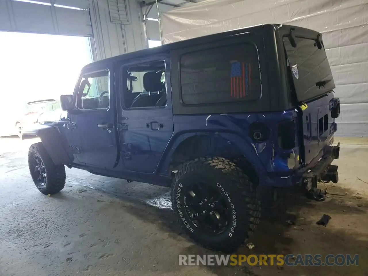 2 fotografías del automóvil dañado 1C4HJXDG1LW267312 JEEP WRANGLER 2020