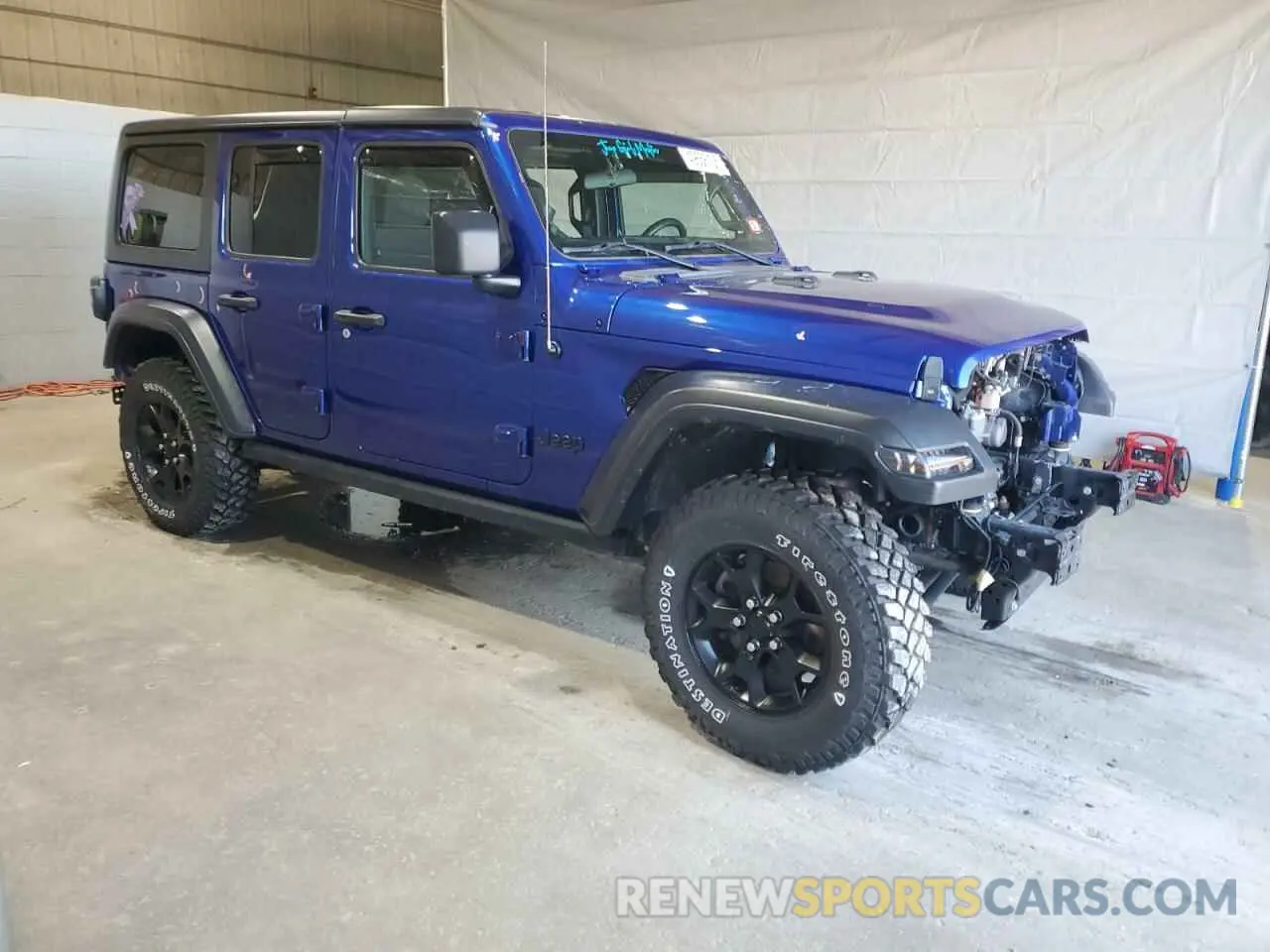 4 fotografías del automóvil dañado 1C4HJXDG1LW267312 JEEP WRANGLER 2020