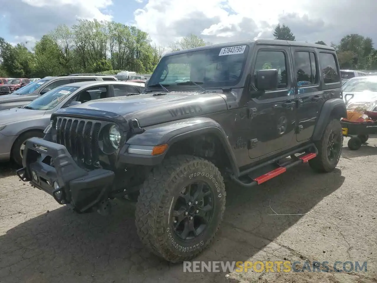 1 fotografías del automóvil dañado 1C4HJXDG3LW224610 JEEP WRANGLER 2020