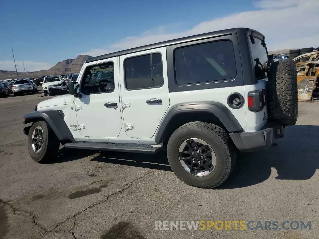 2 fotografías del automóvil dañado 1C4HJXDG4LW209887 JEEP WRANGLER 2020