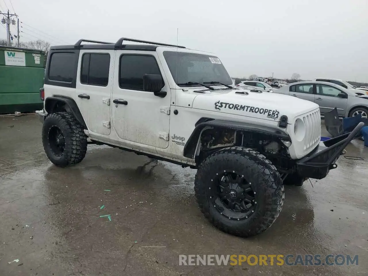 4 fotografías del automóvil dañado 1C4HJXDG4LW240492 JEEP WRANGLER 2020