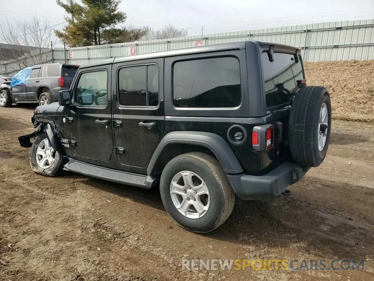 2 fotografías del automóvil dañado 1C4HJXDG5LW170856 JEEP WRANGLER 2020