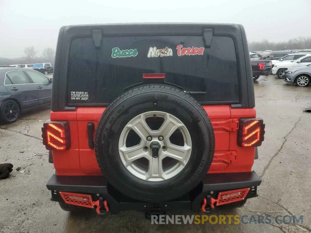 6 fotografías del automóvil dañado 1C4HJXDG5LW298983 JEEP WRANGLER 2020