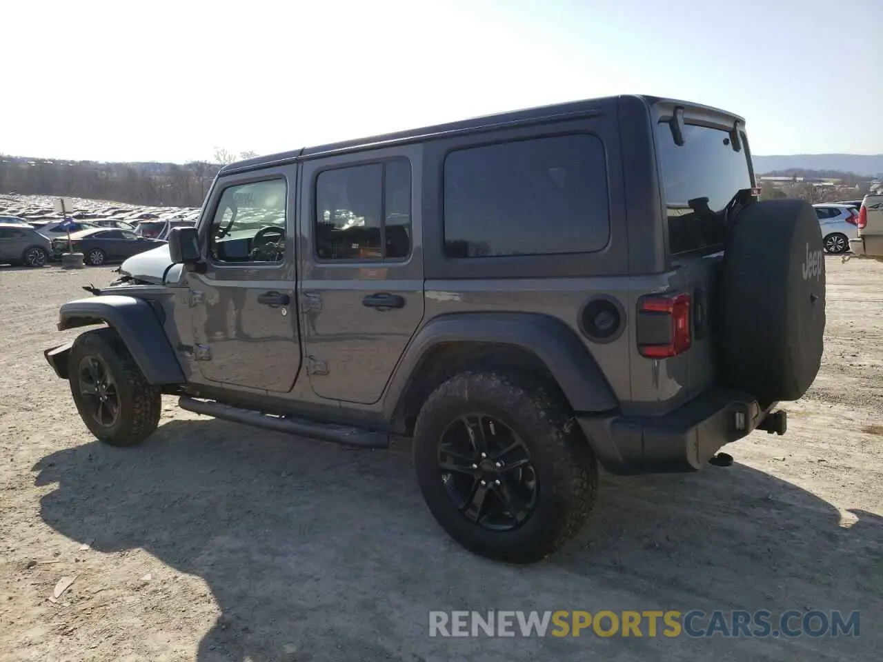 2 fotografías del automóvil dañado 1C4HJXDG5LW346627 JEEP WRANGLER 2020