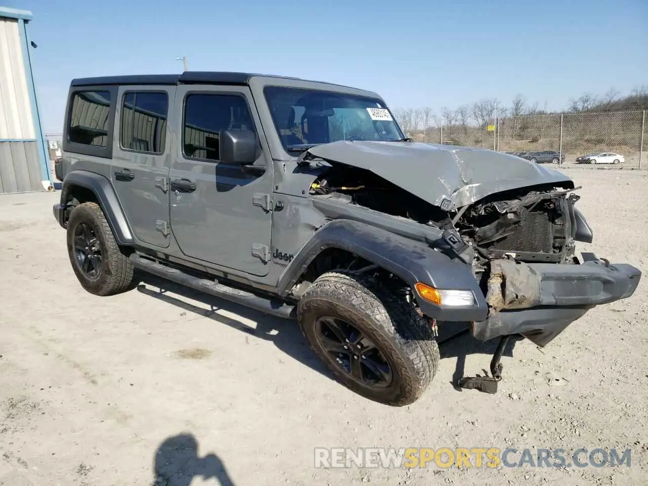 4 fotografías del automóvil dañado 1C4HJXDG5LW346627 JEEP WRANGLER 2020