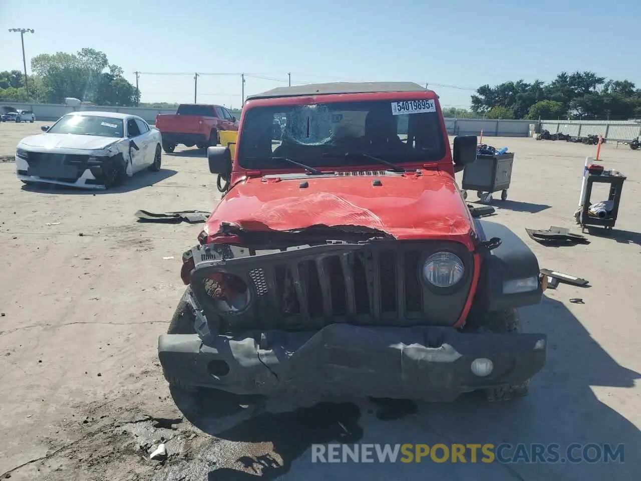5 fotografías del automóvil dañado 1C4HJXDG6LW278287 JEEP WRANGLER 2020