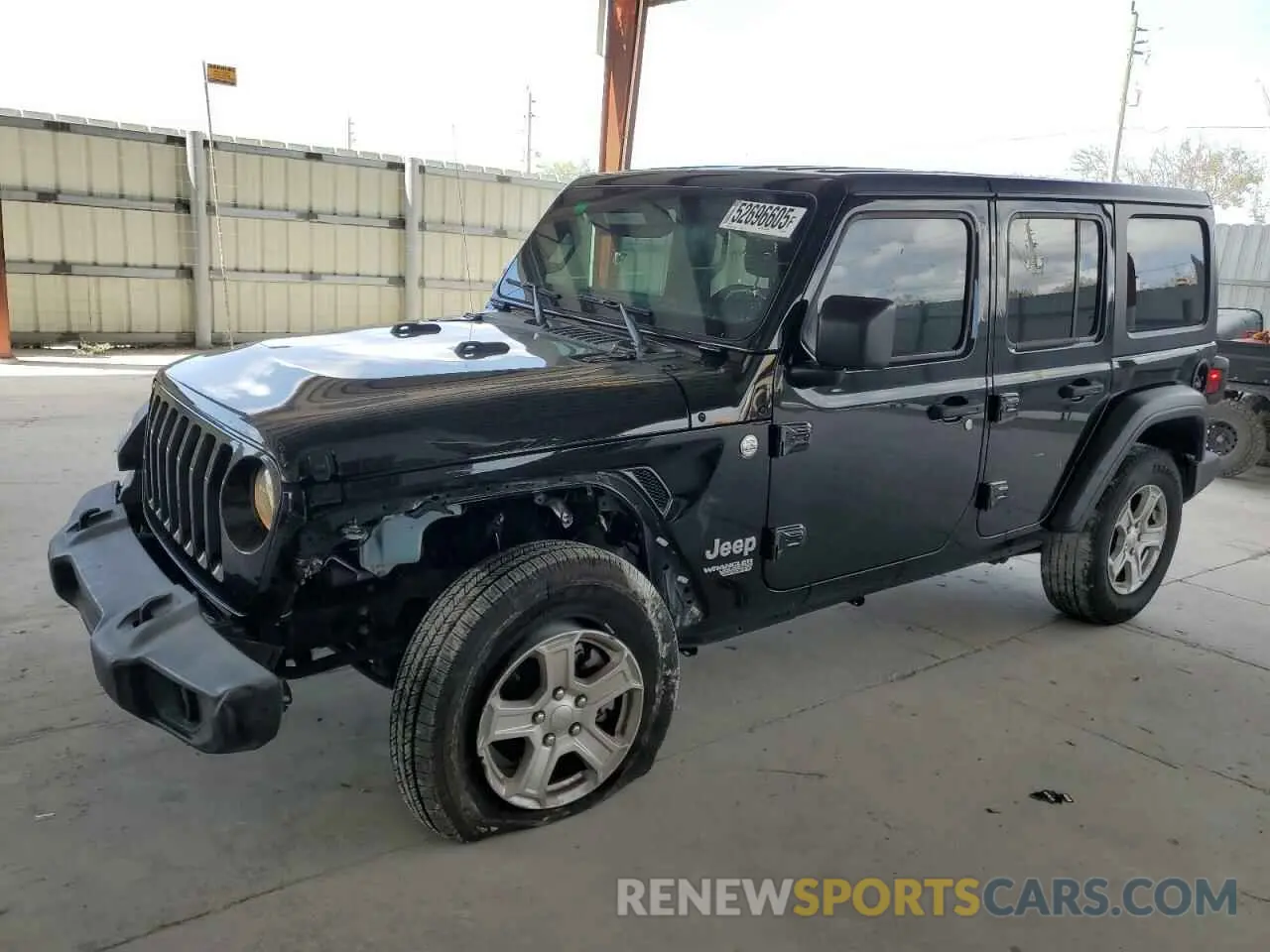1 fotografías del automóvil dañado 1C4HJXDG6LW286387 JEEP WRANGLER 2020