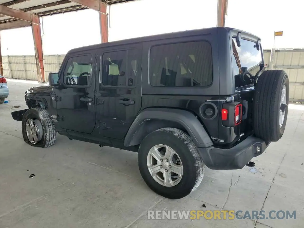 2 fotografías del automóvil dañado 1C4HJXDG6LW286387 JEEP WRANGLER 2020