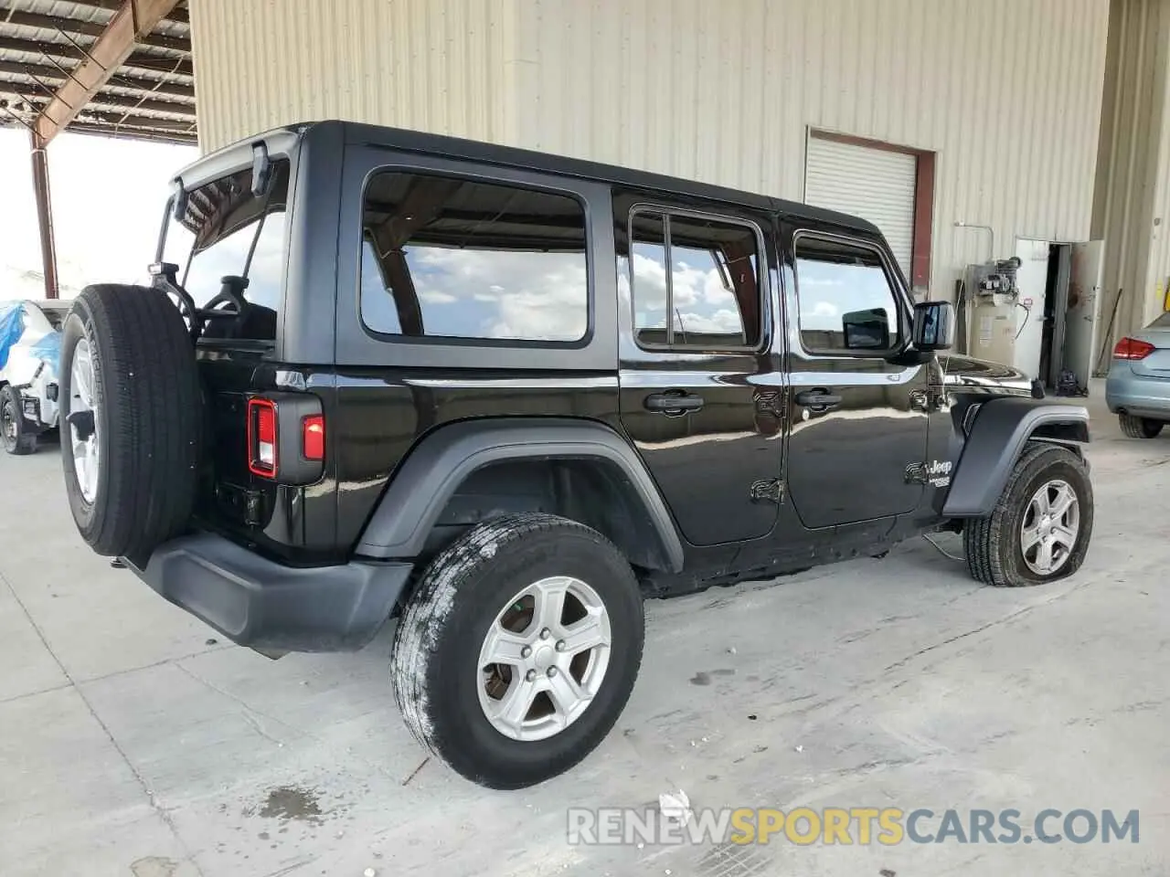3 fotografías del automóvil dañado 1C4HJXDG6LW286387 JEEP WRANGLER 2020