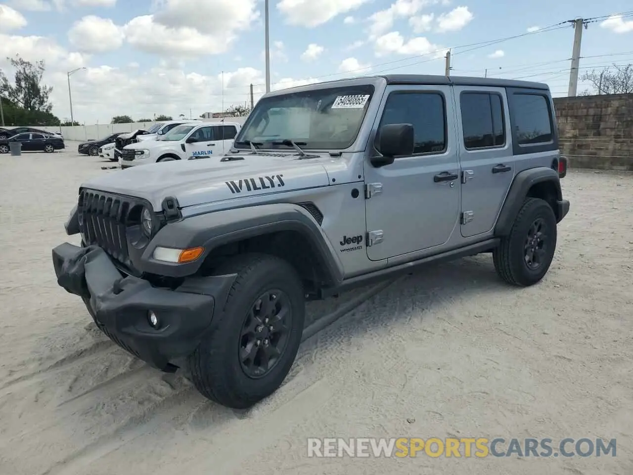 1 fotografías del automóvil dañado 1C4HJXDG7LW186671 JEEP WRANGLER 2020