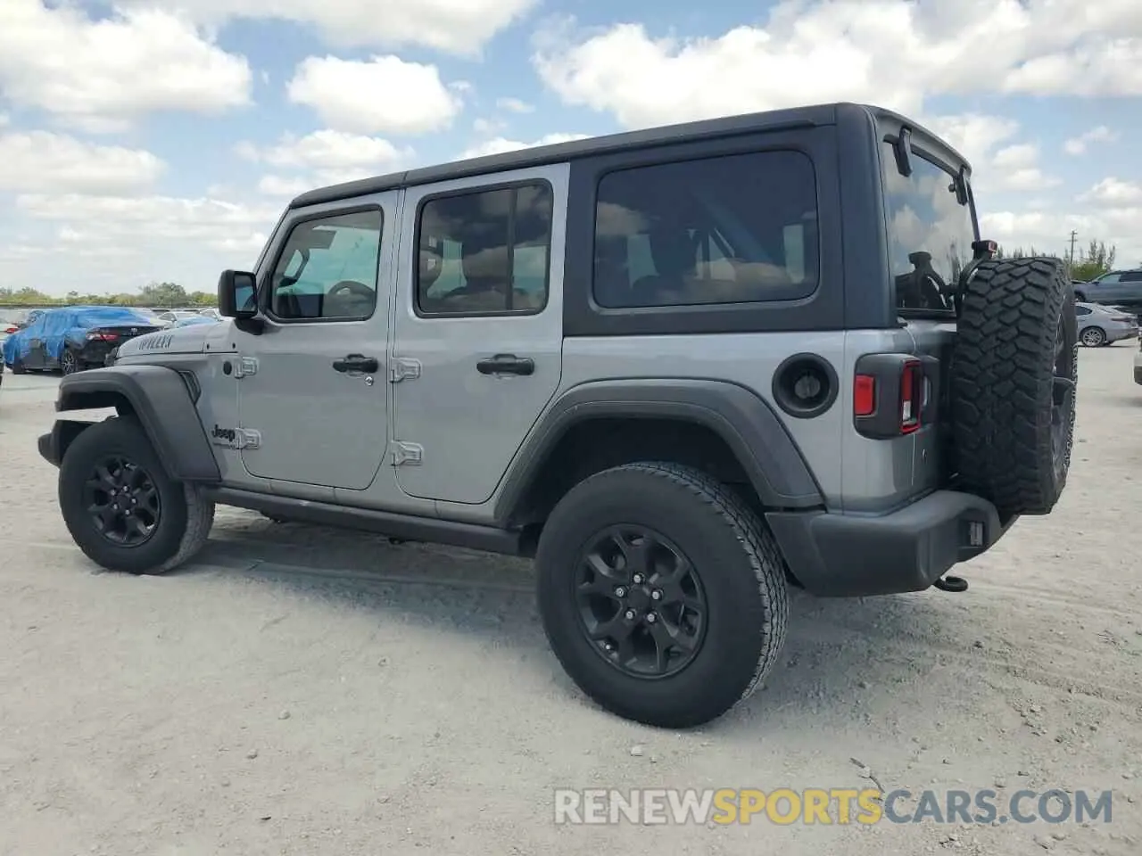 2 fotografías del automóvil dañado 1C4HJXDG7LW186671 JEEP WRANGLER 2020