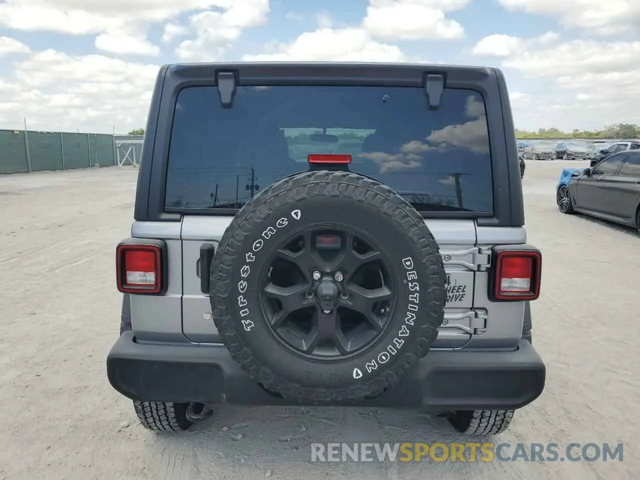 6 fotografías del automóvil dañado 1C4HJXDG7LW186671 JEEP WRANGLER 2020