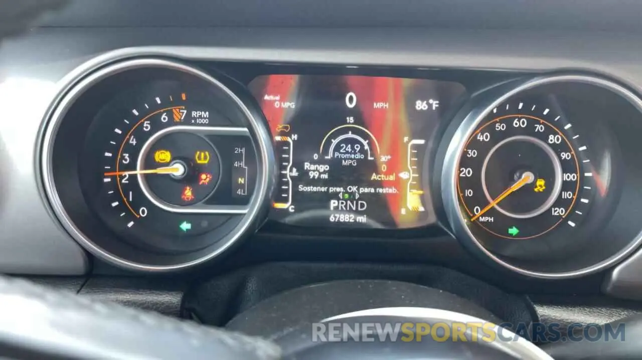 9 fotografías del automóvil dañado 1C4HJXDG7LW186671 JEEP WRANGLER 2020