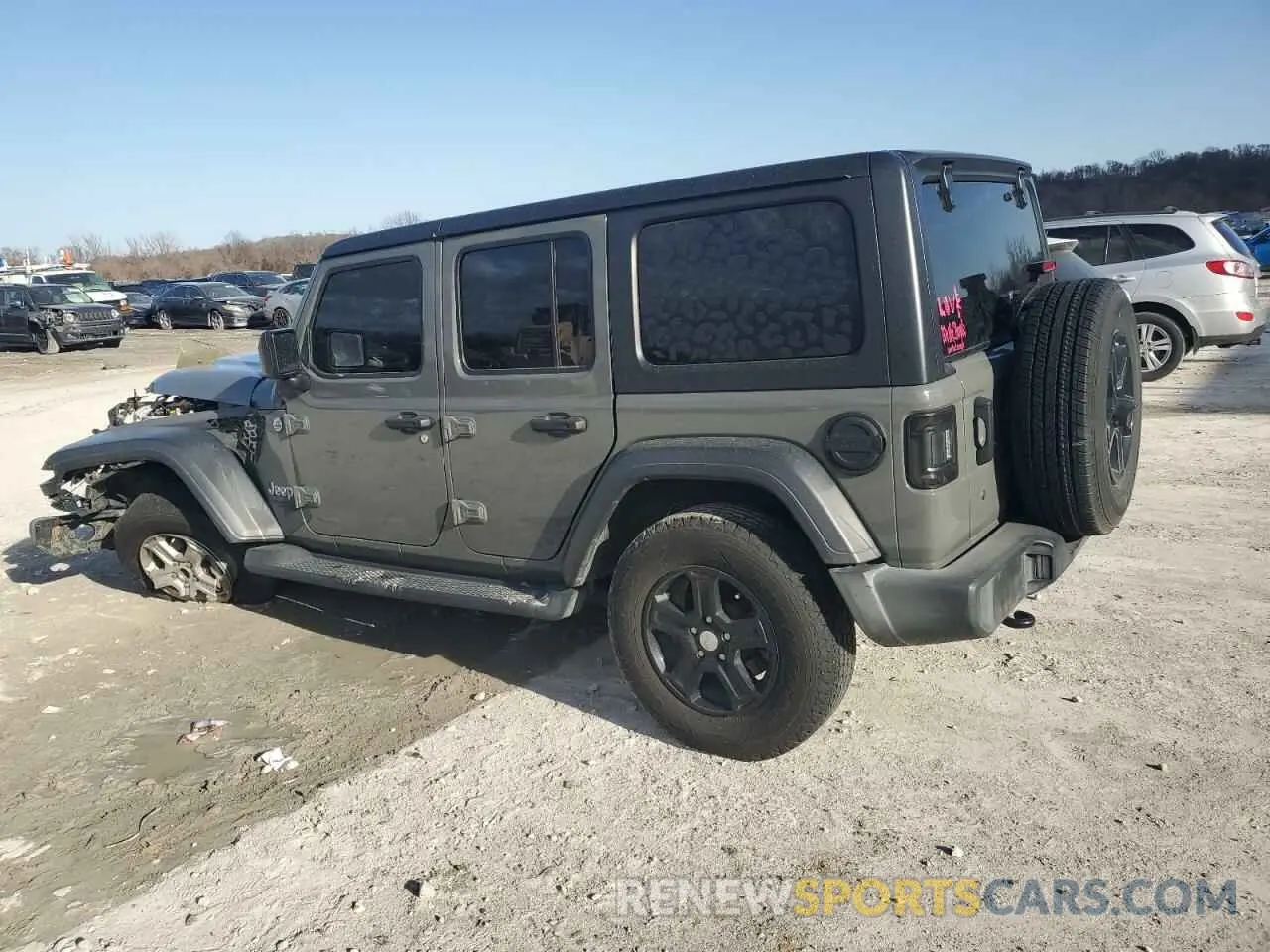2 fotografías del automóvil dañado 1C4HJXDG7LW271235 JEEP WRANGLER 2020
