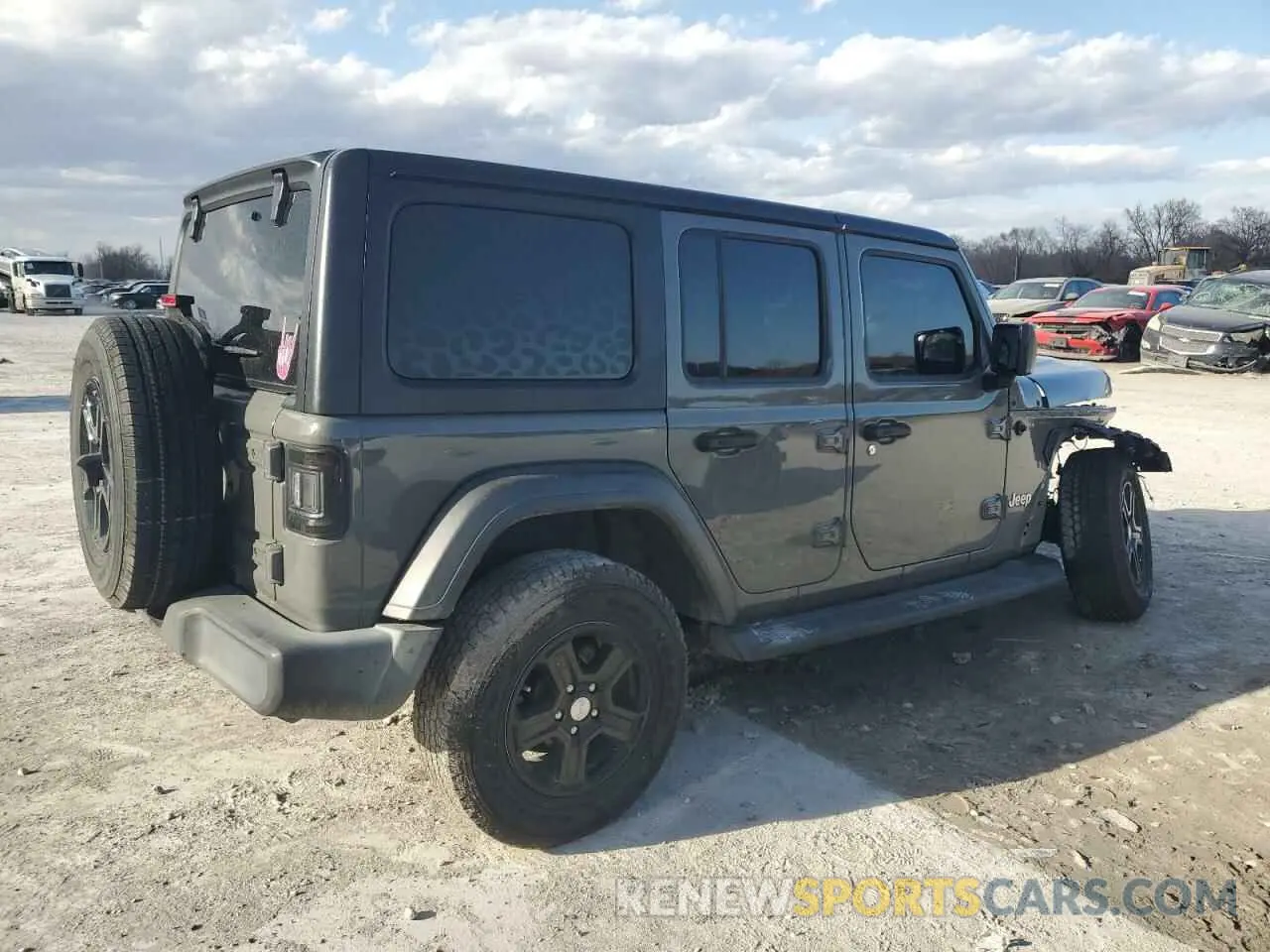 3 fotografías del automóvil dañado 1C4HJXDG7LW271235 JEEP WRANGLER 2020