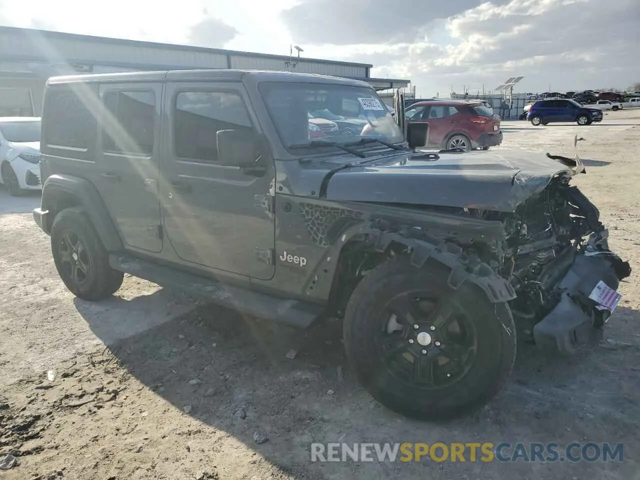 4 fotografías del automóvil dañado 1C4HJXDG7LW271235 JEEP WRANGLER 2020