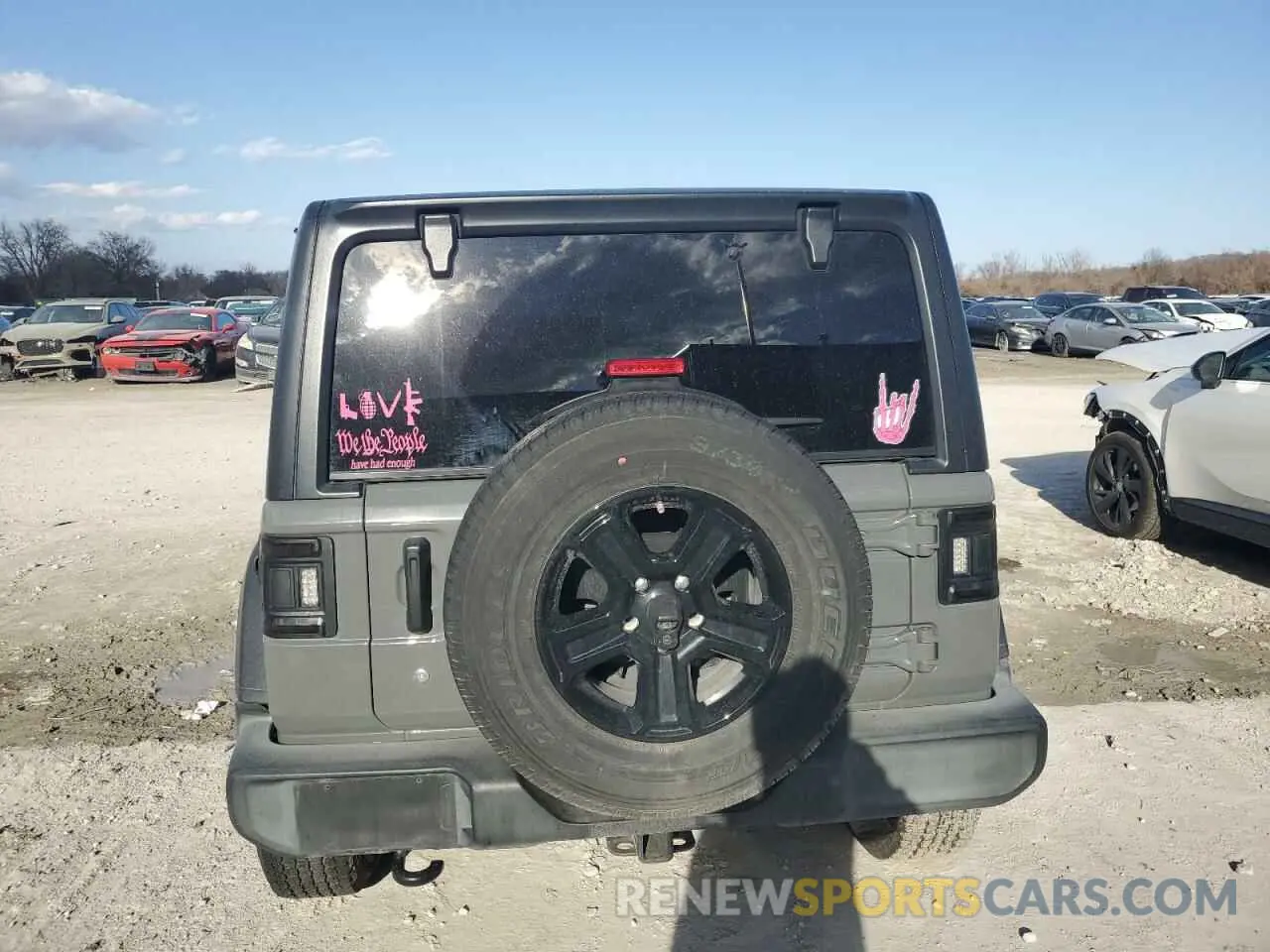 6 fotografías del automóvil dañado 1C4HJXDG7LW271235 JEEP WRANGLER 2020