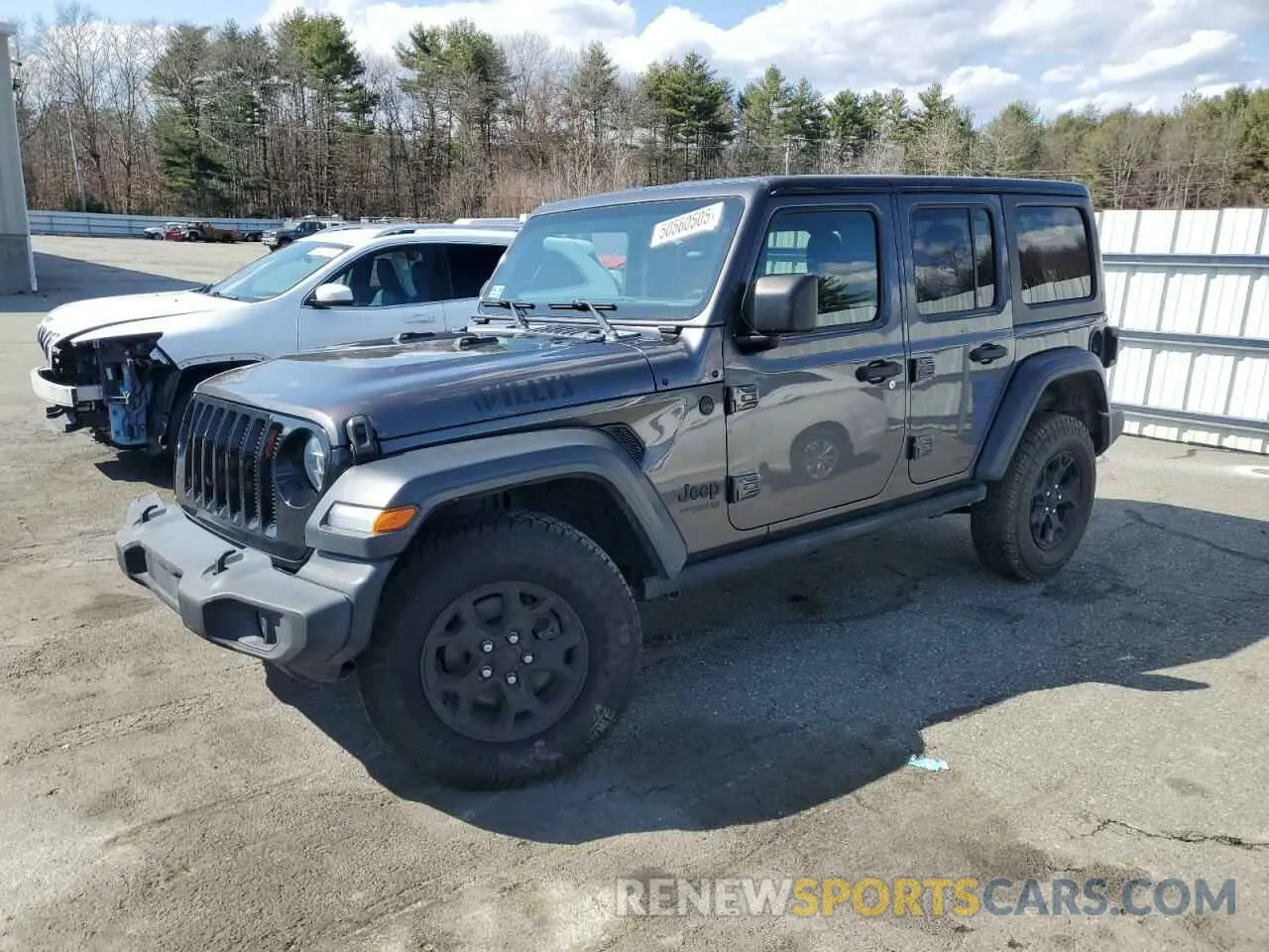 1 fotografías del automóvil dañado 1C4HJXDG8LW242701 JEEP WRANGLER 2020
