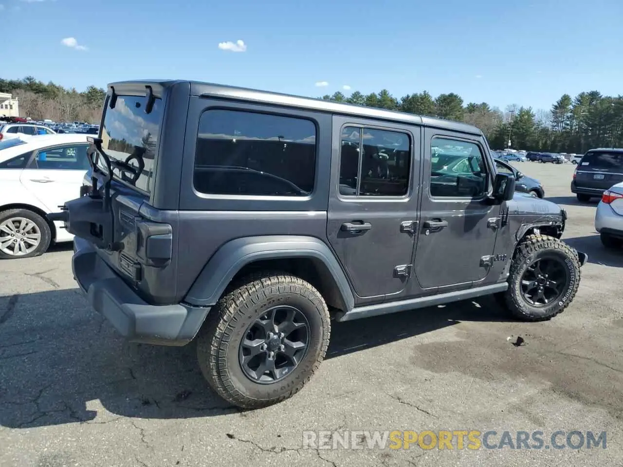 3 fotografías del automóvil dañado 1C4HJXDG8LW242701 JEEP WRANGLER 2020