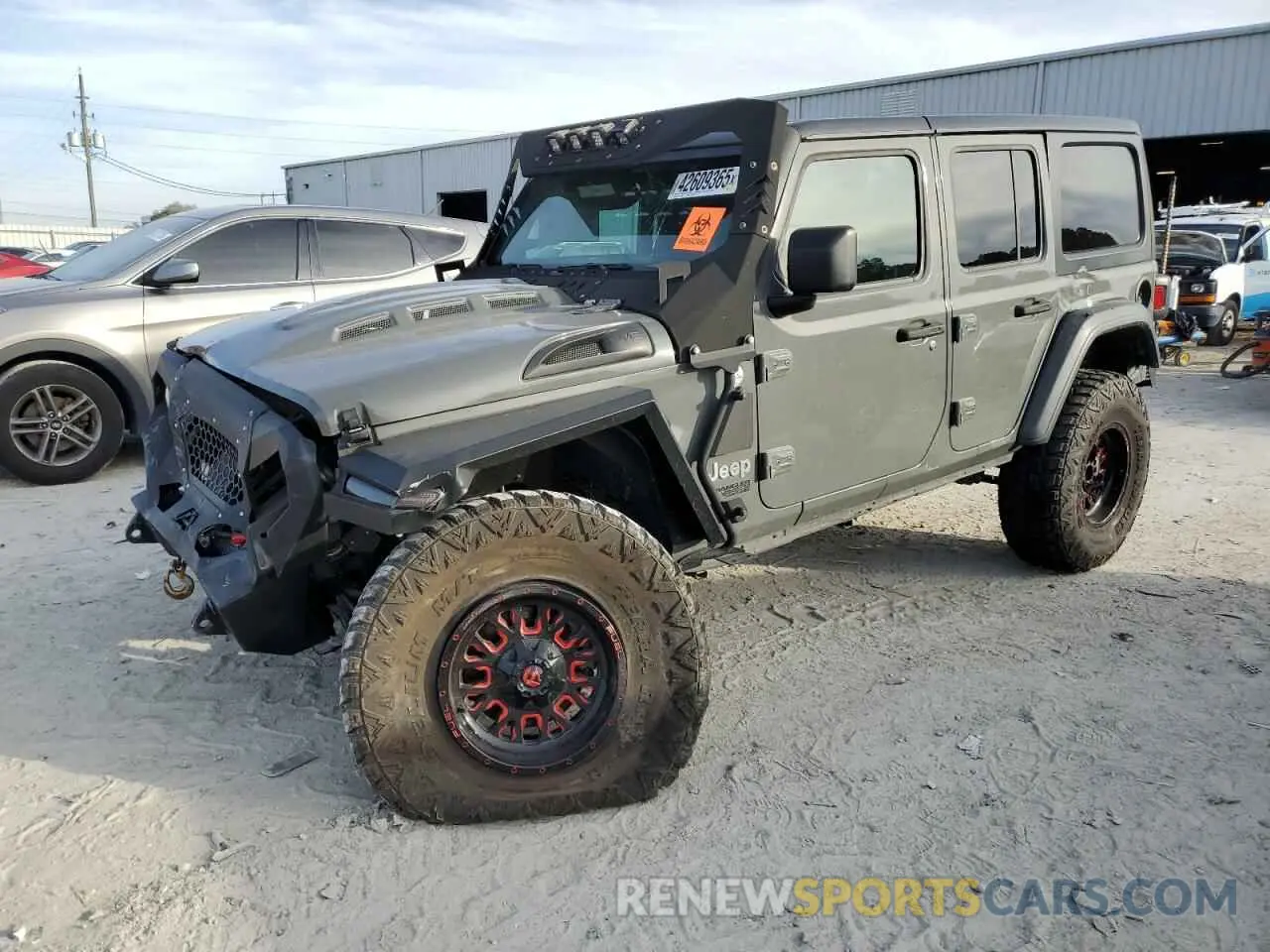 1 fotografías del automóvil dañado 1C4HJXDG8LW250068 JEEP WRANGLER 2020