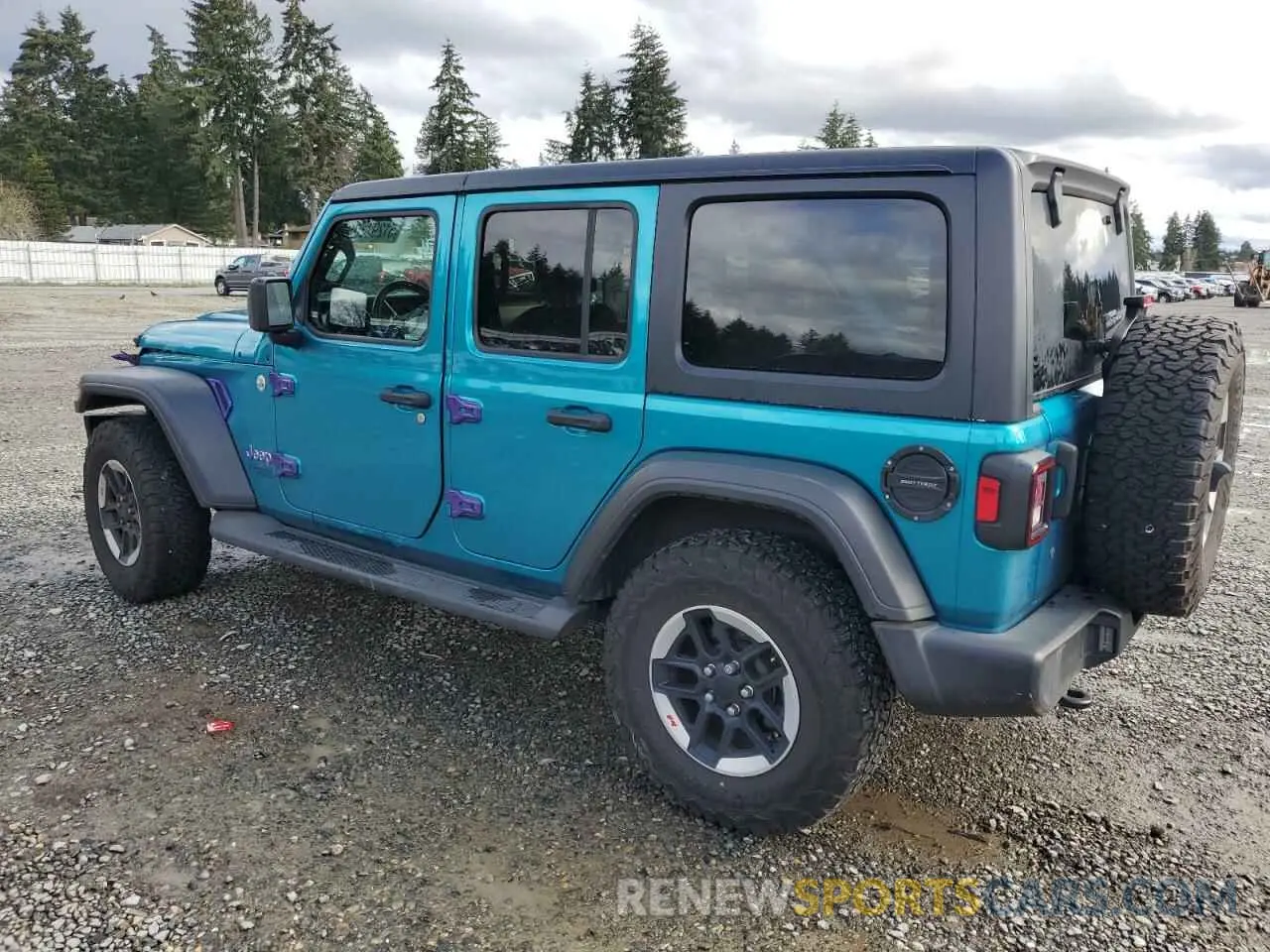 2 fotografías del automóvil dañado 1C4HJXDG9LW215121 JEEP WRANGLER 2020
