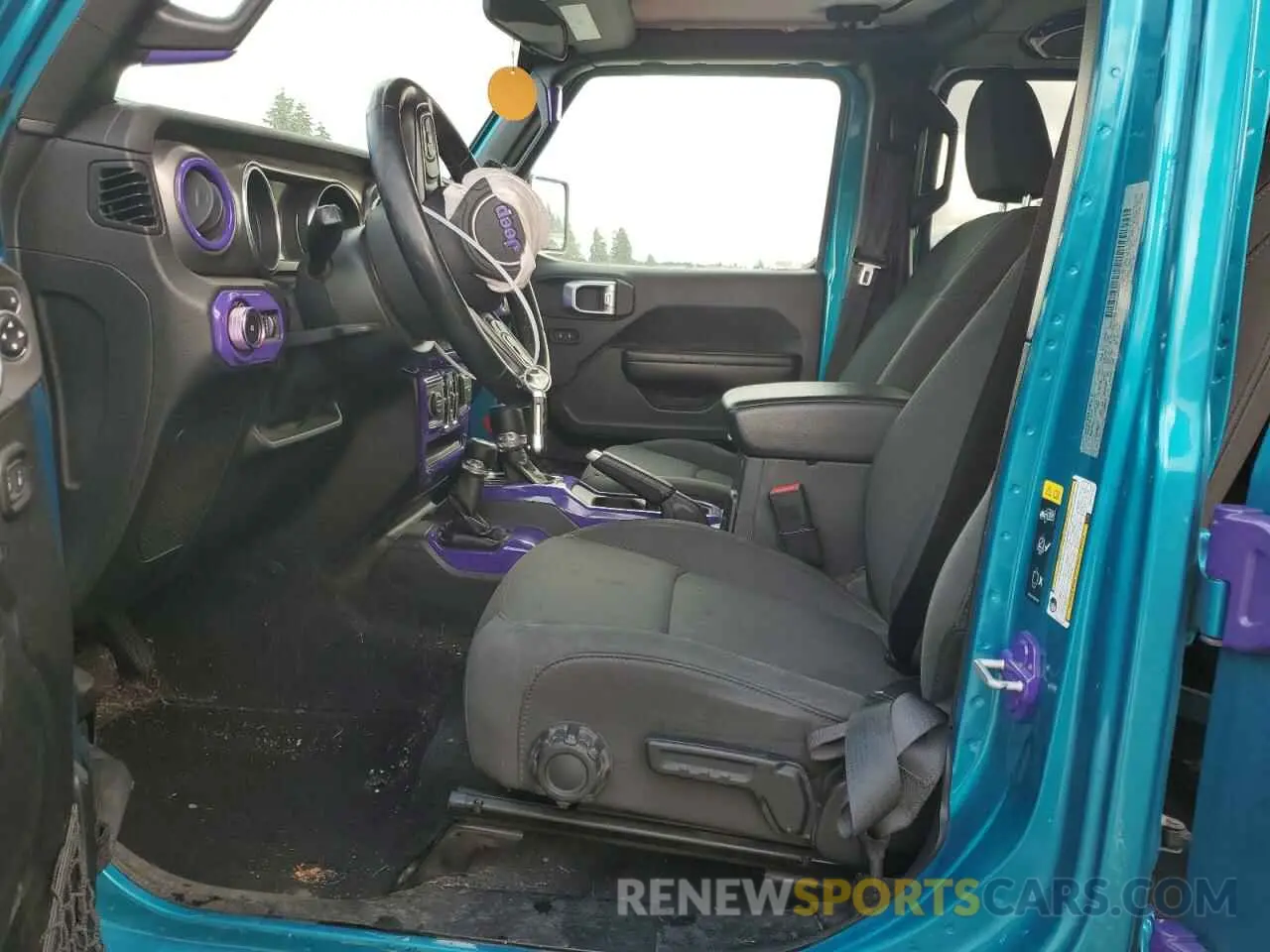 7 fotografías del automóvil dañado 1C4HJXDG9LW215121 JEEP WRANGLER 2020
