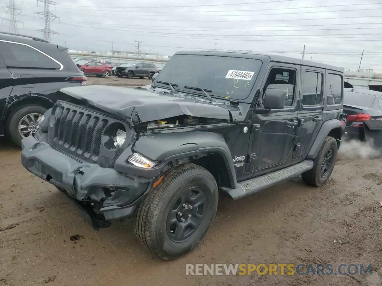 1 fotografías del automóvil dañado 1C4HJXDN0LW117027 JEEP WRANGLER 2020