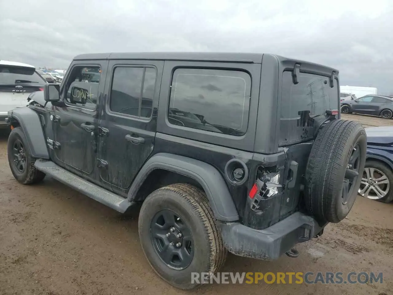 2 fotografías del automóvil dañado 1C4HJXDN0LW117027 JEEP WRANGLER 2020