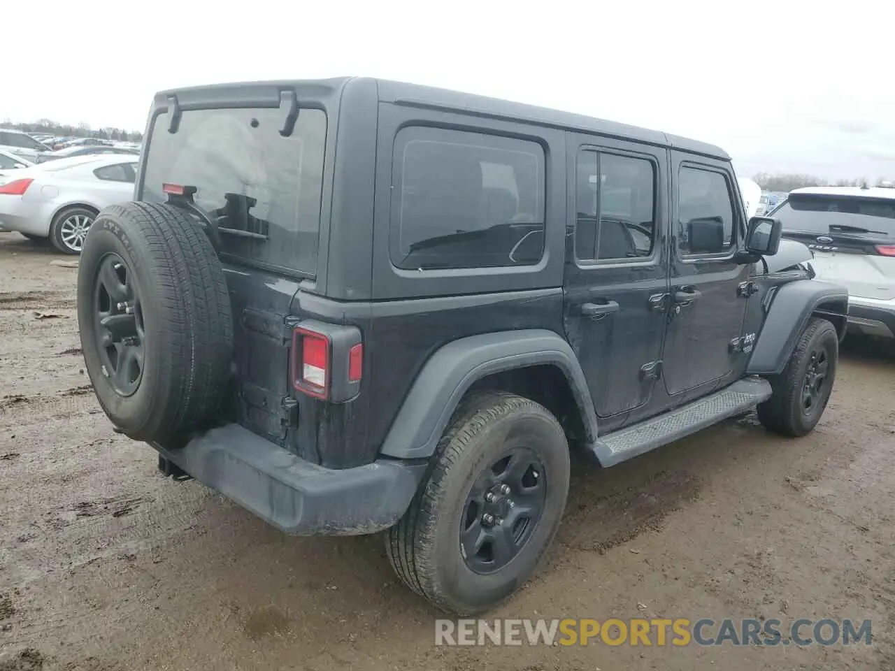 3 fotografías del automóvil dañado 1C4HJXDN0LW117027 JEEP WRANGLER 2020