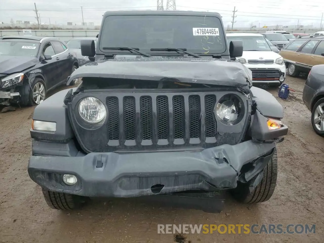 5 fotografías del automóvil dañado 1C4HJXDN0LW117027 JEEP WRANGLER 2020
