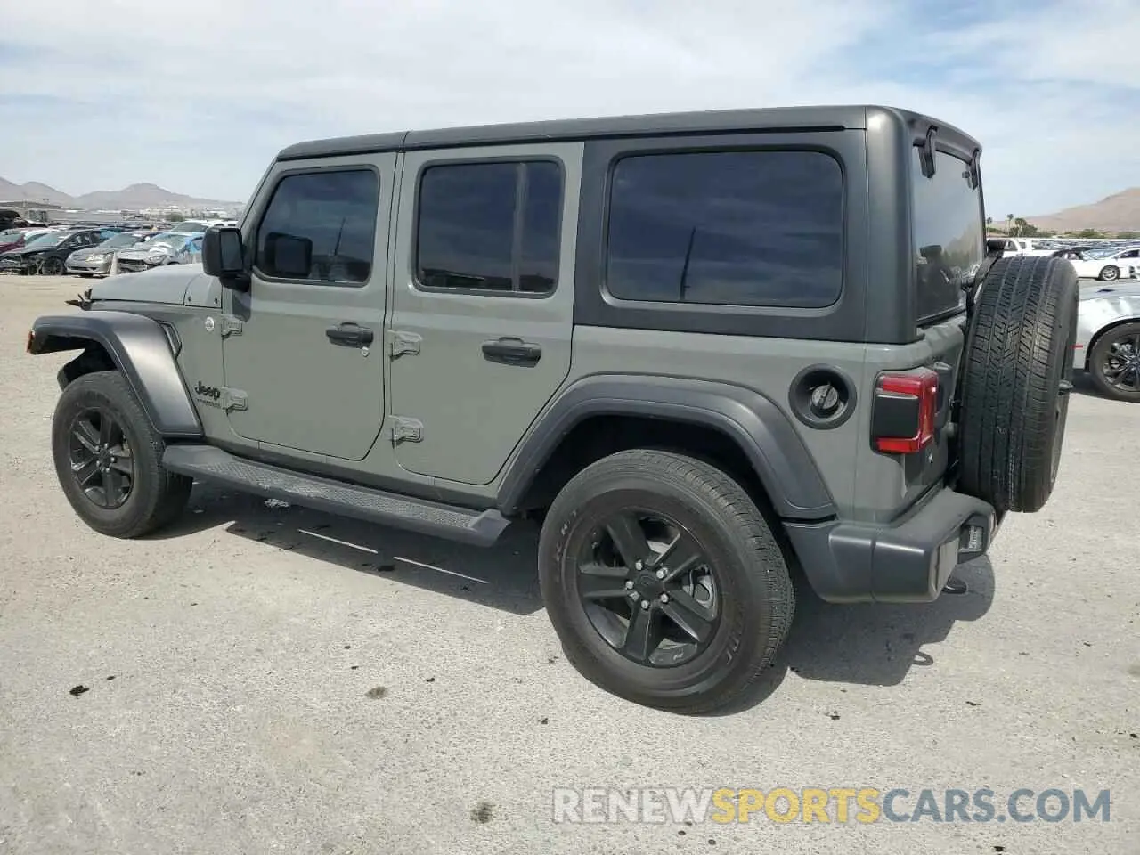 2 fotografías del automóvil dañado 1C4HJXDN0LW134426 JEEP WRANGLER 2020