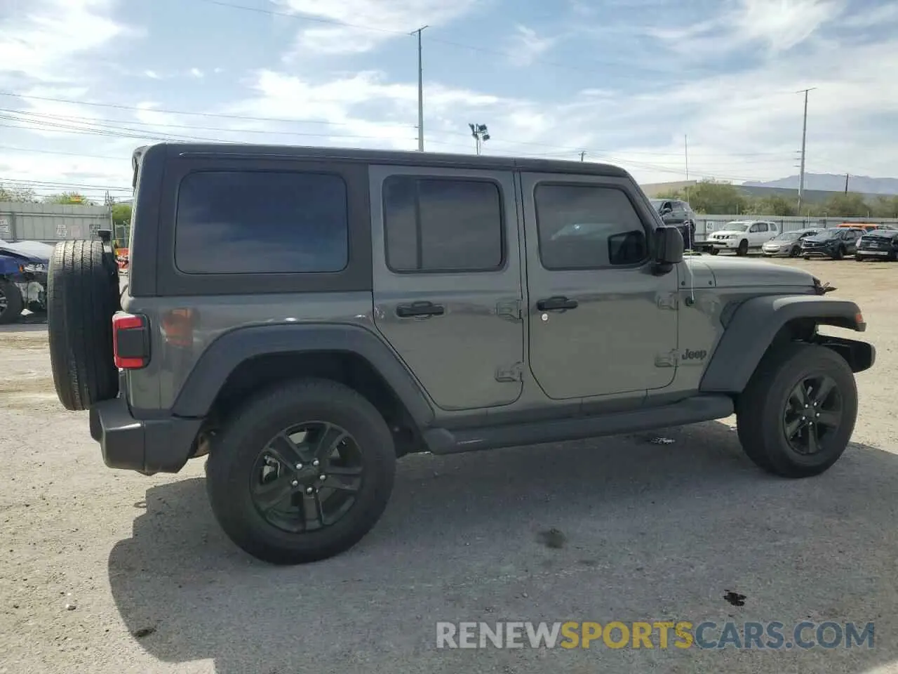 3 fotografías del automóvil dañado 1C4HJXDN0LW134426 JEEP WRANGLER 2020