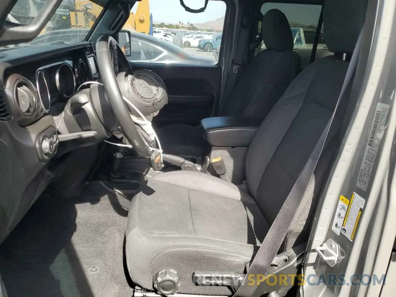 7 fotografías del automóvil dañado 1C4HJXDN0LW134426 JEEP WRANGLER 2020