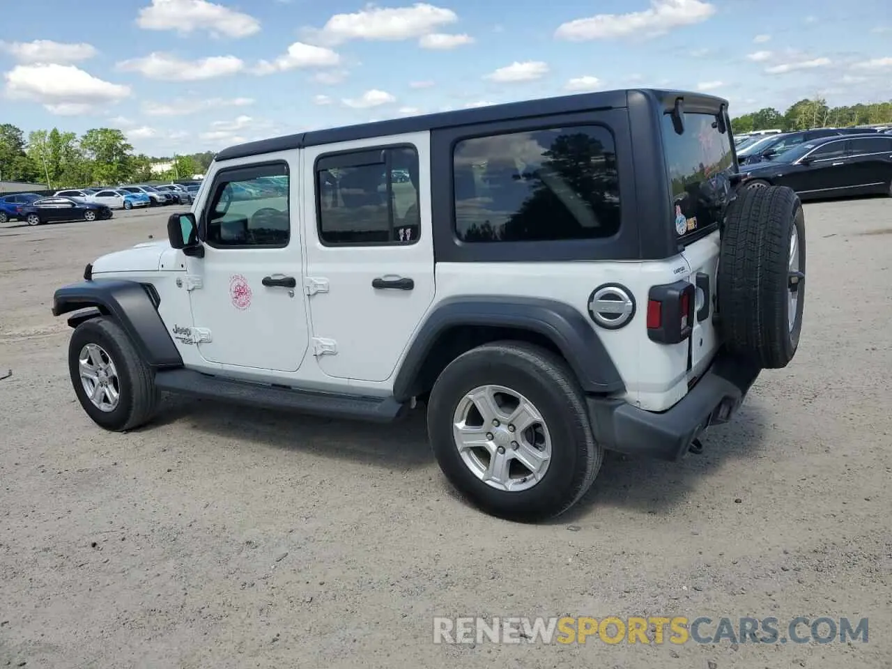 2 fotografías del automóvil dañado 1C4HJXDN0LW226619 JEEP WRANGLER 2020