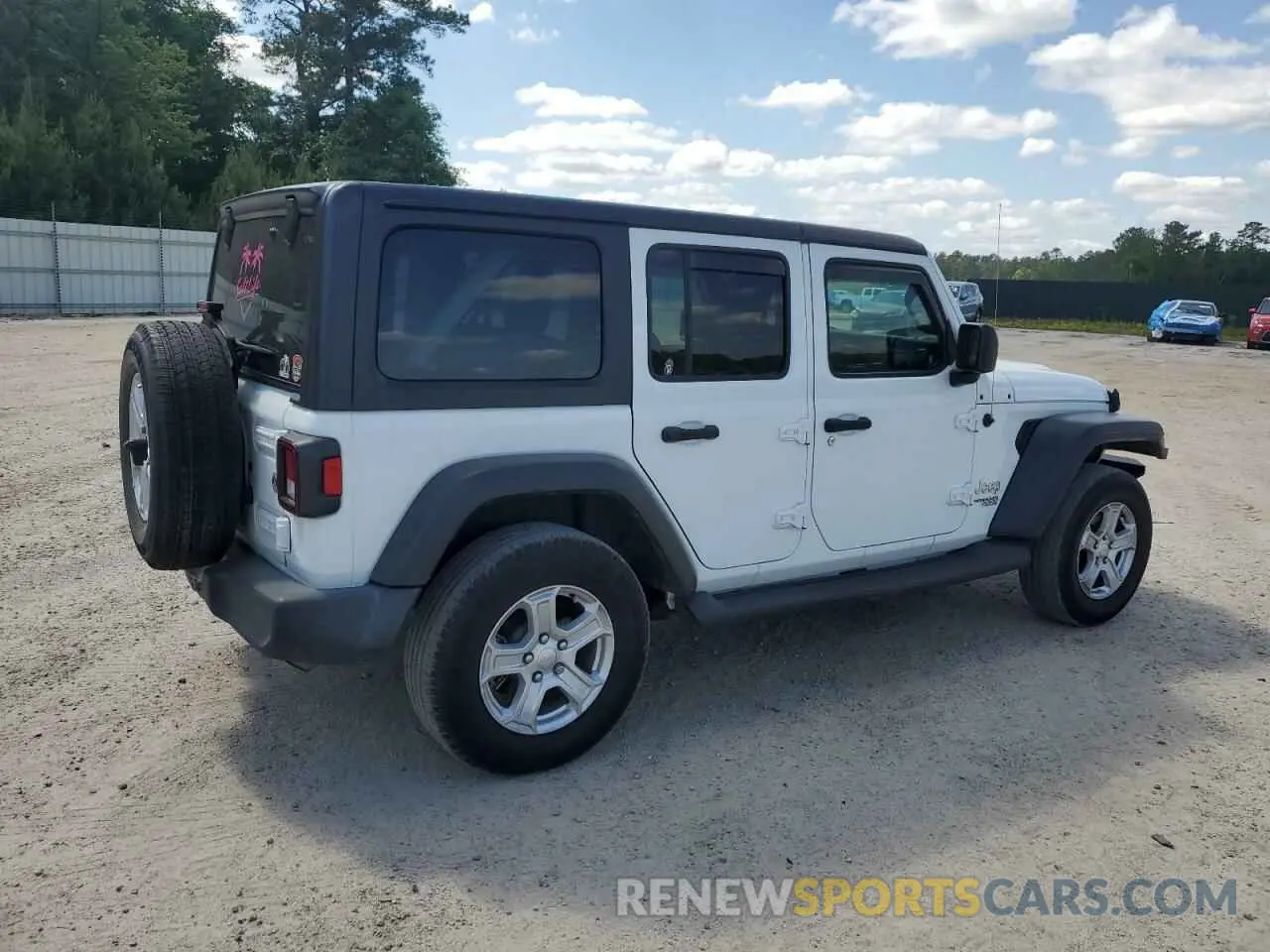 3 fotografías del automóvil dañado 1C4HJXDN0LW226619 JEEP WRANGLER 2020