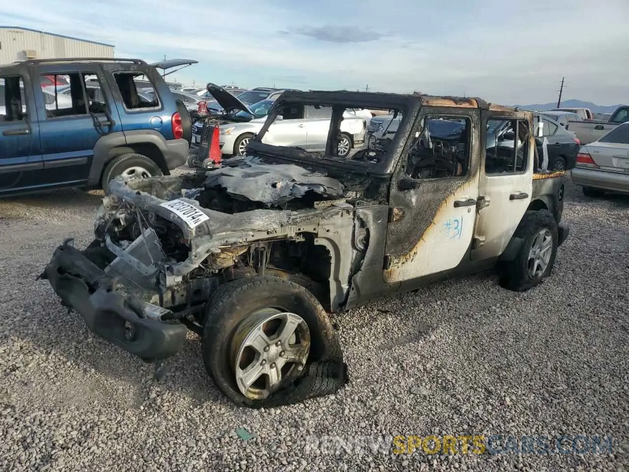 1 fotografías del automóvil dañado 1C4HJXDN0LW230671 JEEP WRANGLER 2020