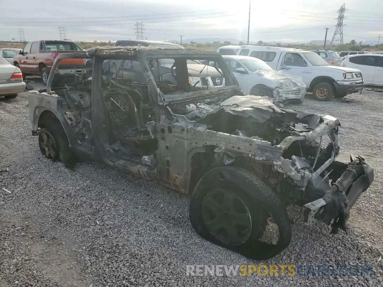4 fotografías del automóvil dañado 1C4HJXDN0LW230671 JEEP WRANGLER 2020