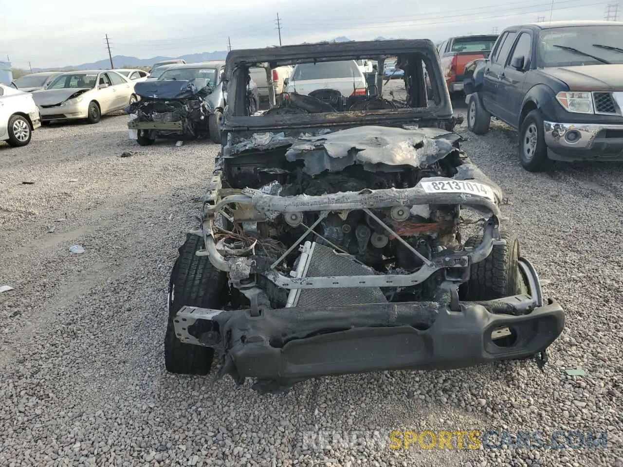 5 fotografías del automóvil dañado 1C4HJXDN0LW230671 JEEP WRANGLER 2020