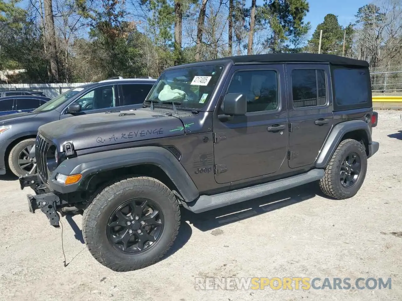 1 fotografías del automóvil dañado 1C4HJXDN0LW237426 JEEP WRANGLER 2020