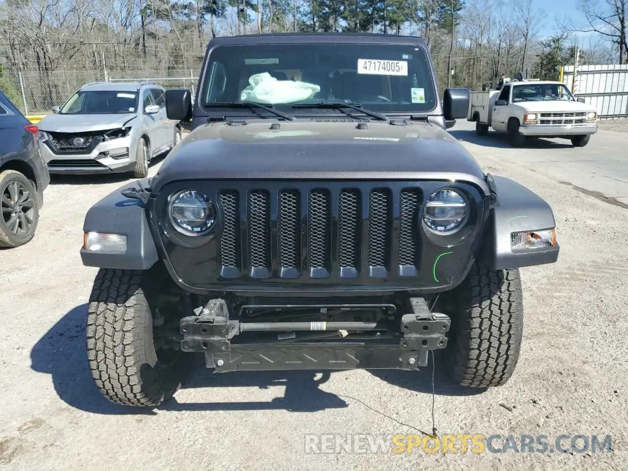 5 fotografías del automóvil dañado 1C4HJXDN0LW237426 JEEP WRANGLER 2020