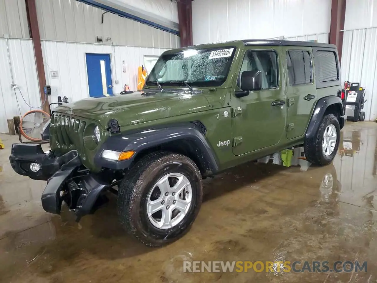 1 fotografías del automóvil dañado 1C4HJXDN0LW344315 JEEP WRANGLER 2020