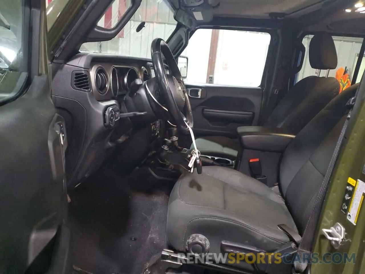 7 fotografías del automóvil dañado 1C4HJXDN0LW344315 JEEP WRANGLER 2020