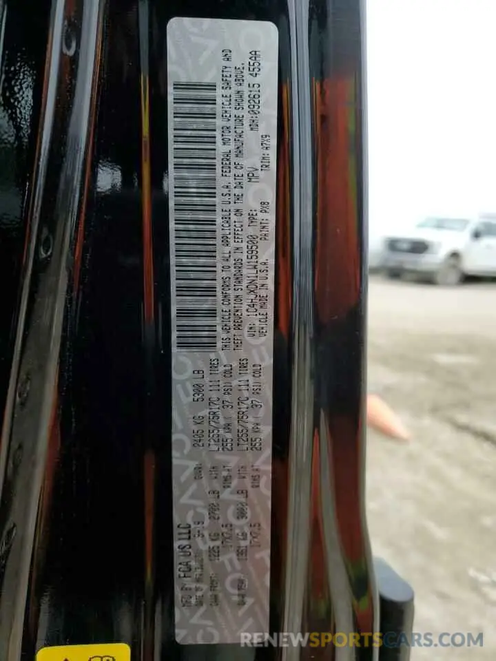 14 fotografías del automóvil dañado 1C4HJXDN1LW159500 JEEP WRANGLER 2020