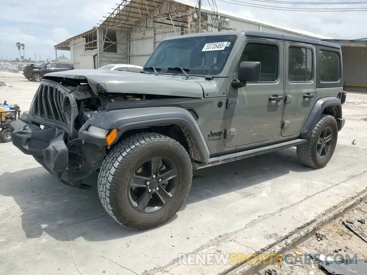 1 fotografías del automóvil dañado 1C4HJXDN1LW235278 JEEP WRANGLER 2020